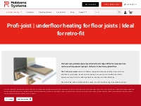 Prof-Joist Underfloor Heating Systems | Ideal for Retro Fit
