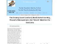 Home | Underground Landlord