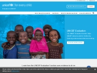 Evaluation | UNICEF Evaluation