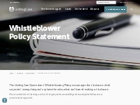Whistleblower Policy Statement | UnitingCare