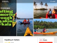 Kayaking in Varkala - Today's offer Rs.499 ( 29 % off)