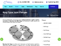 Ring Type Joint Flanges Manufacturers, Suppliers, Stockists & Exporter