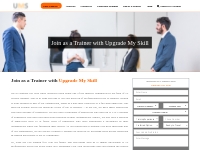 Join Upgrade My Skill as a Corporate Trainer for ITSM   PM