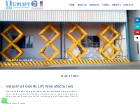 Industrial Goods lift Manufacturer Sriperumbudur Thiruvallur Chennai