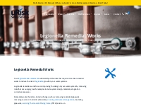 Legionella Remedial Works | Legionella Control | uRisk Water Hygiene