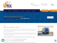 Part Load Transport Services | URTC Group, Ahmedabad