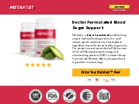 Metafast™ (Official) | Doctor Formulated Blood Sugar Support