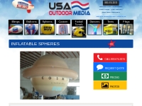 Advertising Sphere | Helium Advertising Spheres | USA Outdoor Media
