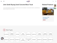 John Smith Buying Used Concrete Mixer Truck - Talenet