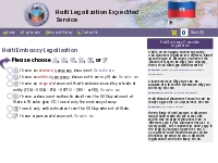                                 Haiti Legalization | certification | a