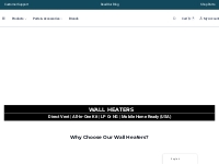 Wall Heaters | US Stove Company