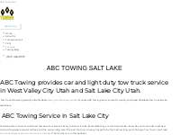 Contact Us | $70 Towing Service Salt Lake City Tow Truck