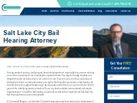 Salt Lake City Bail Hearing Attorney: Overson Law Firm