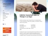 Addiction Counseling   Addiction Therapy in Las Vegas