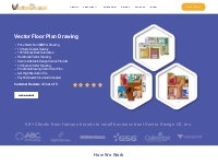 Professional Vector Floor Plan Drawing Service | Vector Design