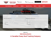  			Canadian Heavy Haul Trucking Company | Vectra Heavy Haulers