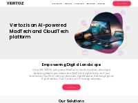 Vertoz is an AI-powered MadTech and CloudTech platform