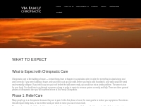 What to Expect   VIA Family Chiropractic