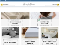 Victoria Linen | Luxury Bedding Tailored for Standard   Non Standard S