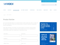 Product Builder - Videx Security