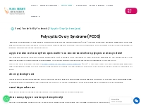 Polycystic Ovary Syndrome (PCOS) - Best Fertility Hospital in Hosur, D