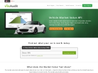 Market Value Tool | Automotive Data