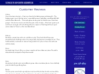 Reviews and testimonials of Vince's Sports Center