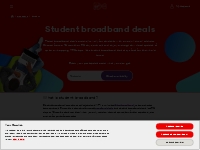 Student broadband deals 2024 – Student WiFi deals | Virgin Media