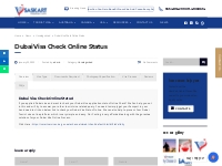 Dubai Visa Check Online Status -