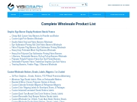  Complete Wholesale Product List | Visigraph