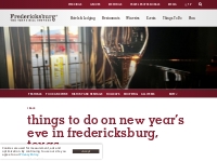 Things to Do on New Year s Eve in Fredericksburg | Countdowns   Live M