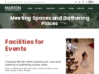 Meeting Spaces and Gathering Places in Marion, OH    - Marion Conventi