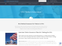 USA Visitors Insurance for Travel to America