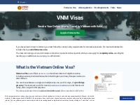 Get an Official e-Visa for Vietnam | VNMVisas