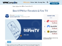 Best VPN for Firestick   Fire TV 2024: 7 Services Ranked - VPN Compare
