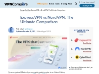 ExpressVPN vs NordVPN 2024: Winner Decided - VPN Compare