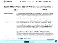 Best VPN for iPhone in May 2024: VPN Reviews   Setup Guide