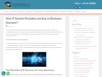 How IT Service Providers are Key to Business Success?