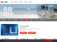 4G/5G CPE for Indoor, Outdoor, and Industry - VSOL