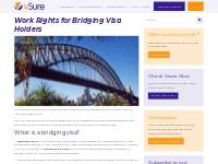 Can you / your Employee Work on a Bridging Visa?