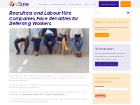 Penalties for Recruiters and Labour Hire Companies Referring Workers