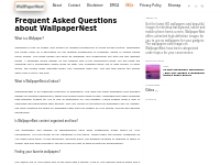 Frequent Asked Questions about WallpaperNest - WallpaperNest