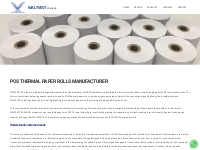 POS Thermal Paper Roll Manufacturer Malaysia
