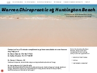       Warren Chiropractic of Huntington Beach. Traditional Chiropracto