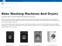 Beko: Reliable Washing Machines and Dryers Online