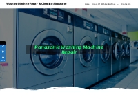 Panasonic Washing Machine Repair, Service   Cleaning in Singapore at C