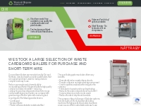 Dixi Cardboard Balers | Waste   Hygiene Solutions Ltd
