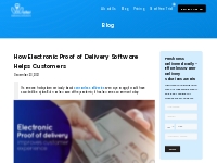 How Electronic Proof of Delivery Software Helps Customers