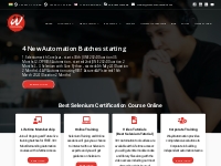 Get Online Selenium Certification Course | Way2Automation