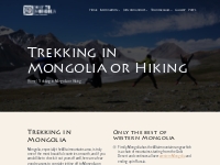 Trekking in Mongolia | Hiking in Mongolia | Hike in Mongolia